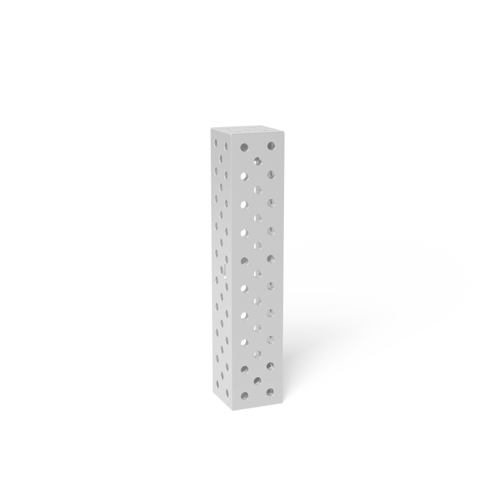 Square U-Shape 1000x200x200 Aluminum-Titanium