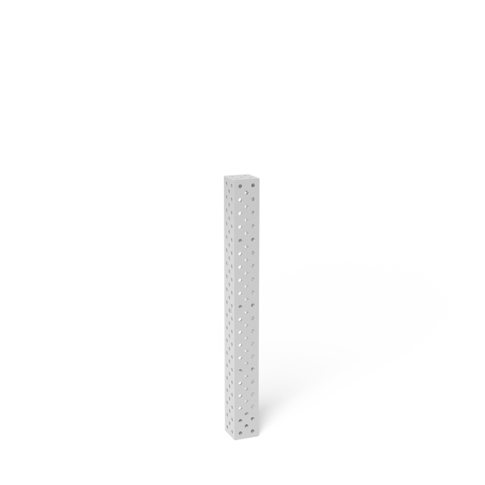 Square U-Shape 2000x200x200 Aluminum-Titanium