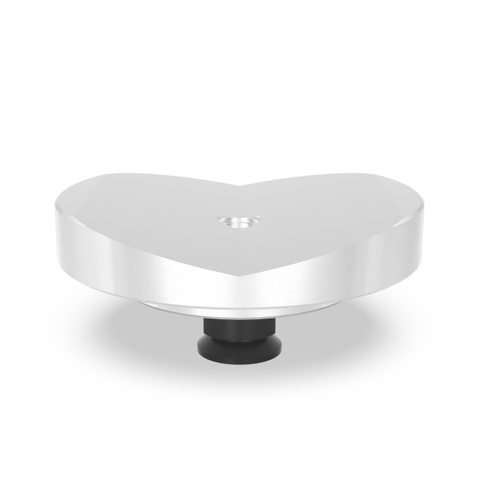 Prism Ø 120 157° with screwed-in collar Aluminum
