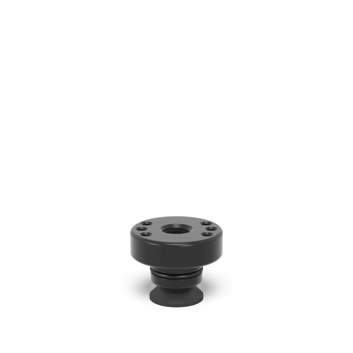 Adapter with Hole Pattern Ø 50 / 15 burnished