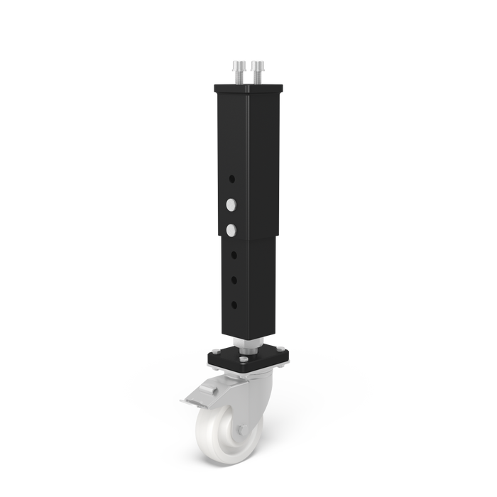 550-750 Leg height-adjustable with Caster and Locking Brake