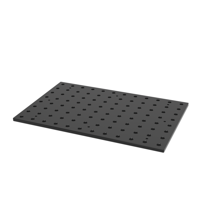 Perforated plate S355J2+N 1200x800x25 Plasma nitrided