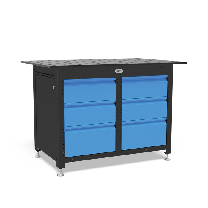 Siegmund Workstation 1208 closed incl. 6 drawers