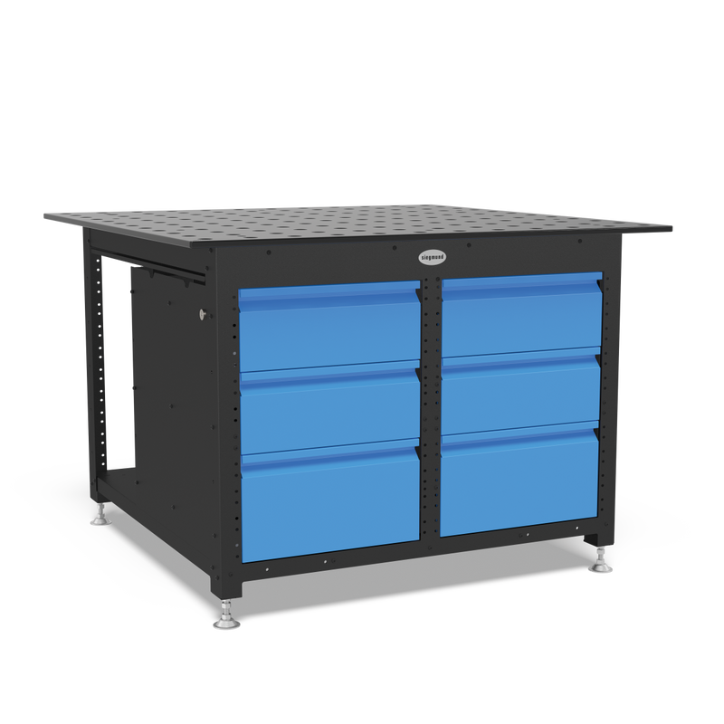 Siegmund Workstation 1212 closed incl. 6 drawers