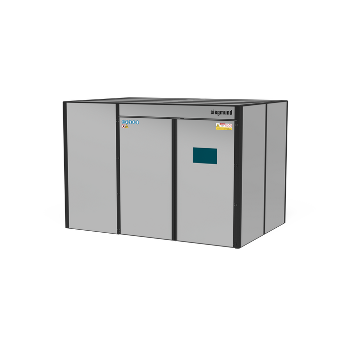 Modular laser welding cell 3740x2570x2520 mm with roof