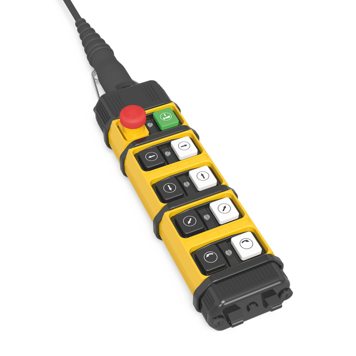 Manual control (wired) for teach function
