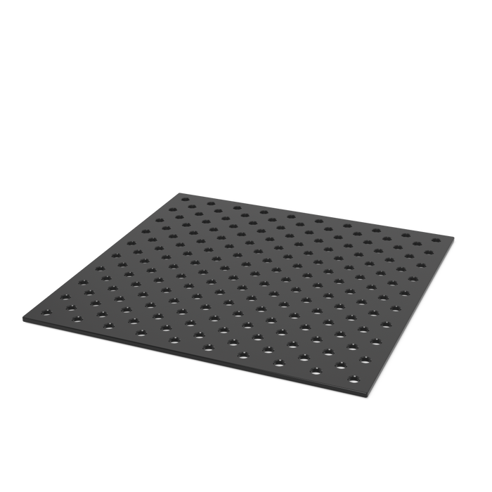 Perforated plate Premium Light 1000x1000x15 Plasma nitrided Diagonal grid