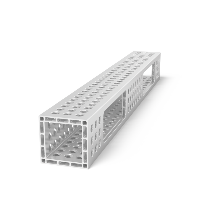 Aluminum profile U-shape 800x100x100