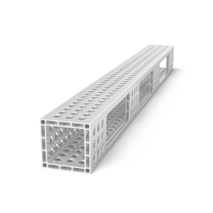 Aluminum profile U-shape 1000x100x100