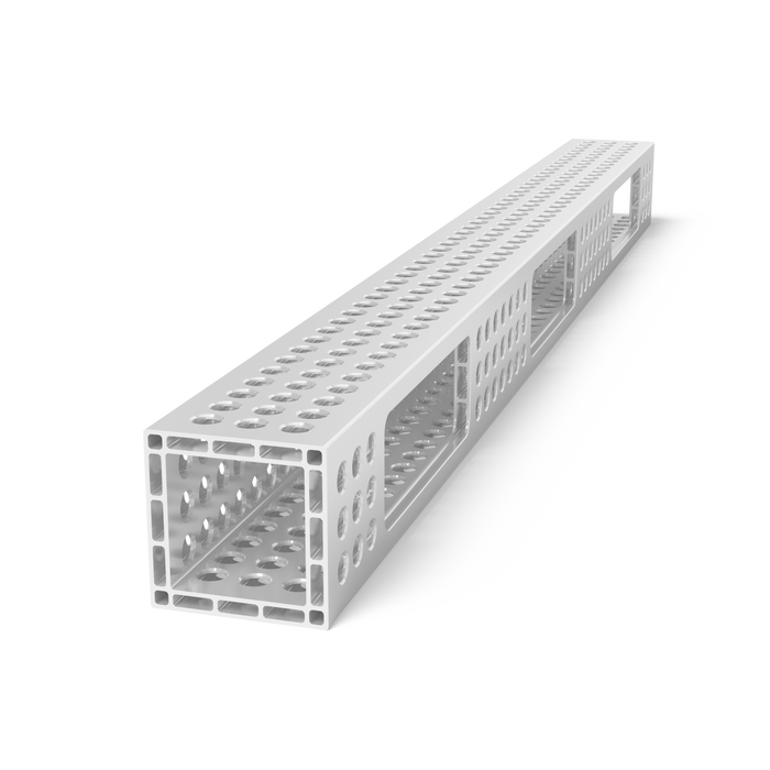 Aluminum profile U-shape 1200x100x100