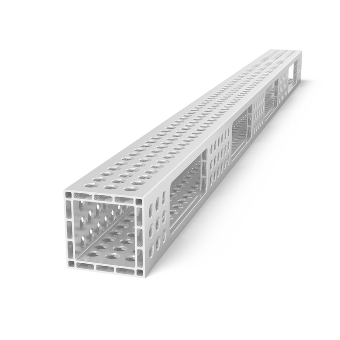 Aluminum profile U-shape 1500x100x100