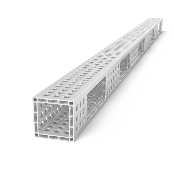 Aluminum profile U-shape 2000x100x100