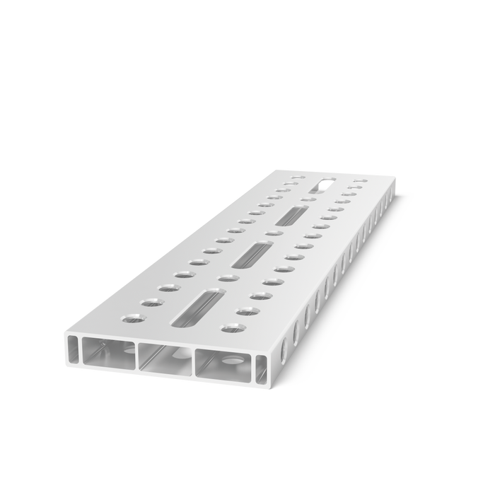 Aluminum profile bracket 800x200x36 with elongated hole