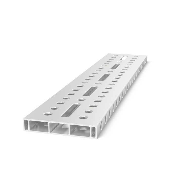 Aluminum profile bracket 1000x200x36 with elongated hole