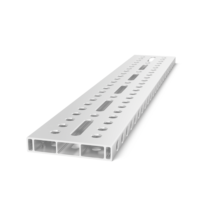 Aluminum profile bracket 1200x200x36 with elongated hole