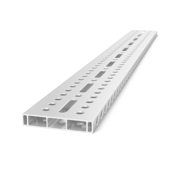 Aluminum profile bracket 2000x200x36 with elongated hole