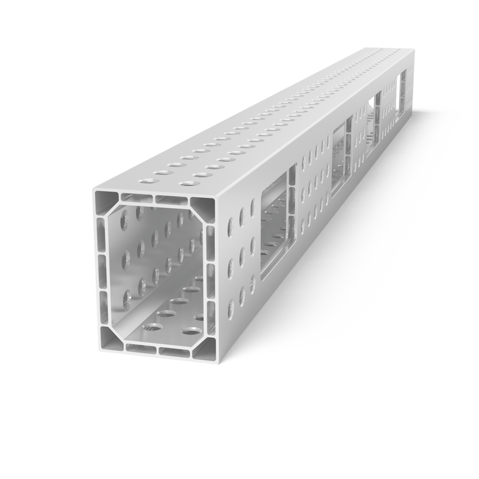 Aluminum profile U-shape 2000x200x150