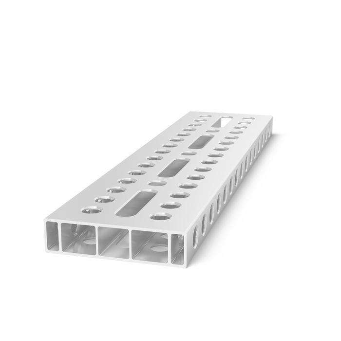 Aluminum profile bracket 800x200x50 with elongated hole
