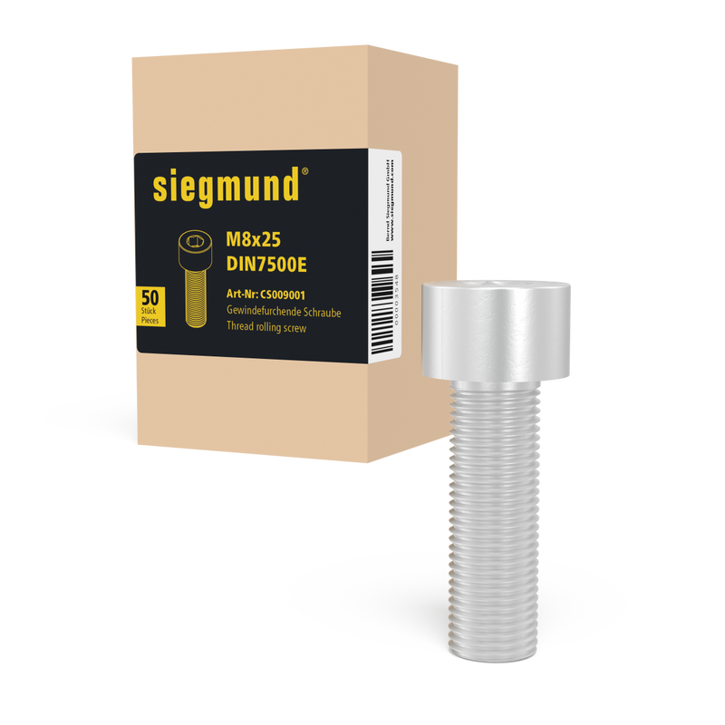 Set Self-tapping screws M8x25 pack of 50
