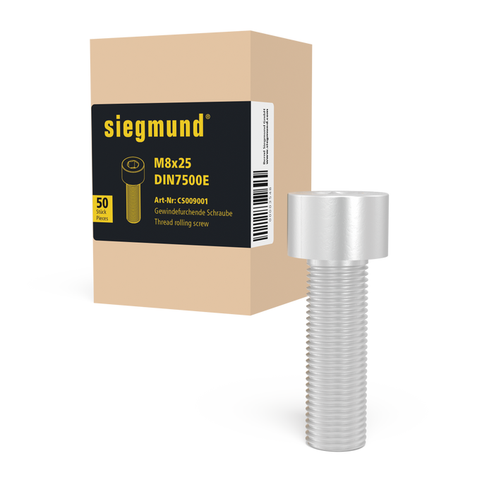 Set Self-tapping screws M8x25 pack of 50