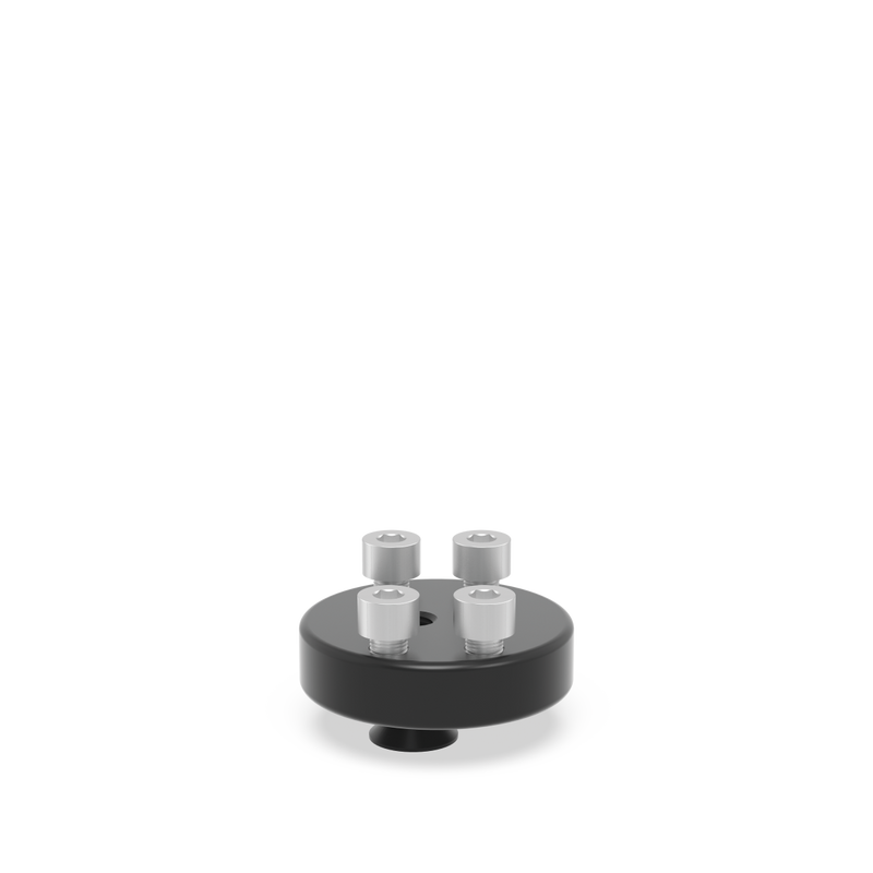 Adapter with Hole Pattern Ø 60 / 15 eccentric burnished