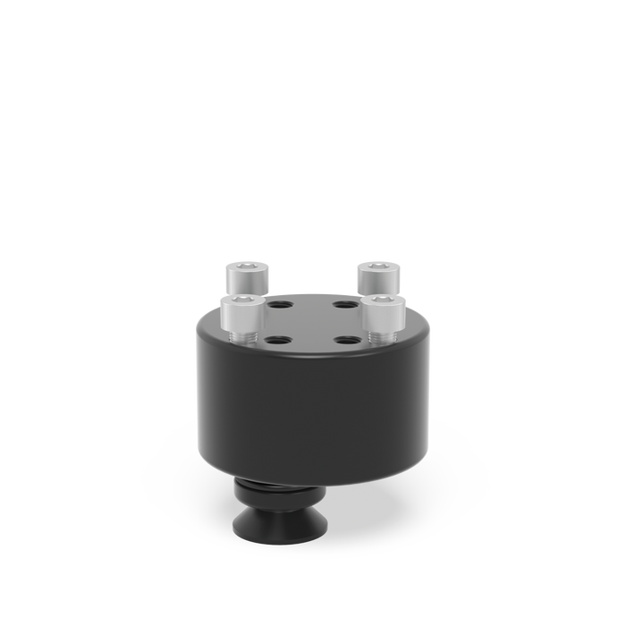 Adapter with Hole Pattern Ø 70 / 40 eccentric burnished