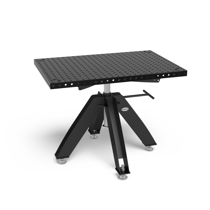 Rotating table height adjustable static incl. Basic work top 1200x800x50
