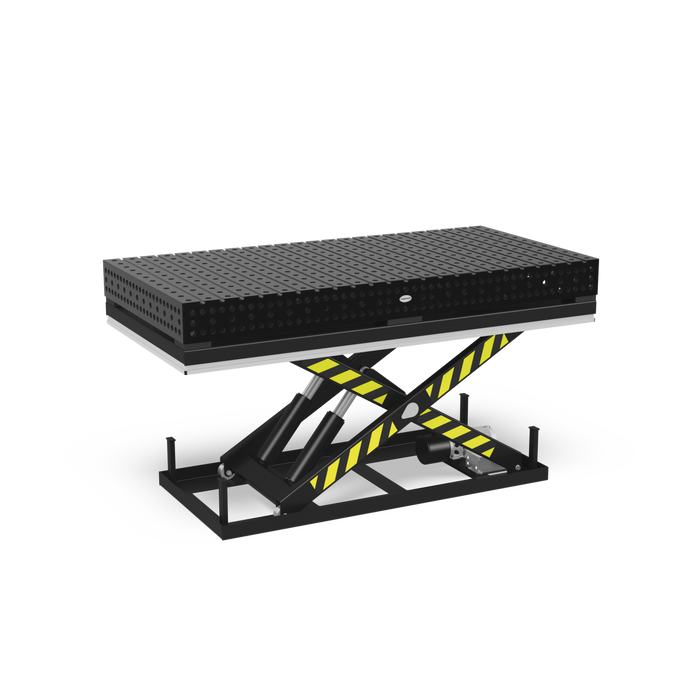 Lifting platform 2412 with Hexagon Slot Table