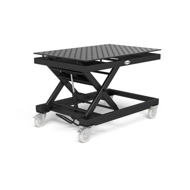 Mobile lifting table 1000 kg incl. Perforated plate 1500x1000x15