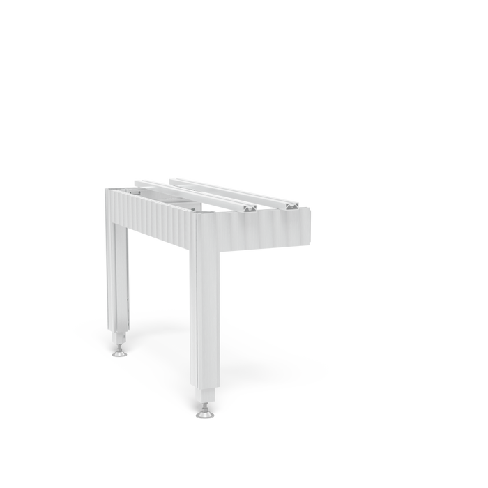Machine table 400x1000 for workbench with aluminum table profiles