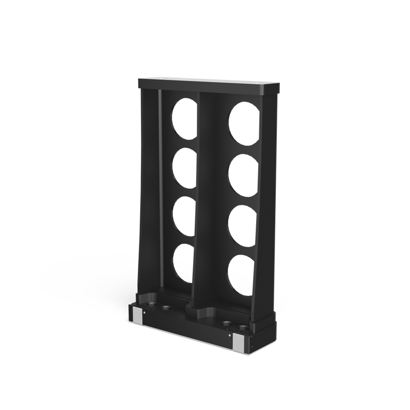 Leg with inserted roller 650 for Square U-shape 400x200