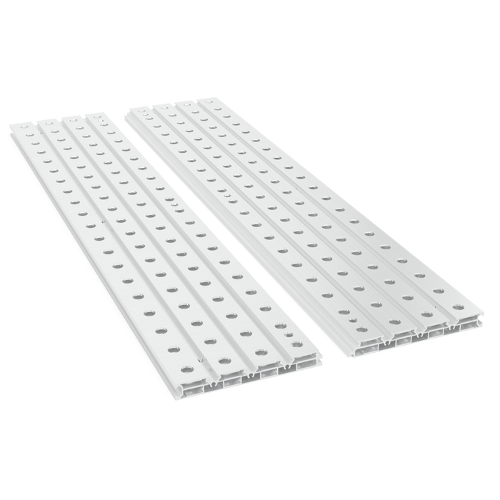 Set Aluminum table end profile 1000