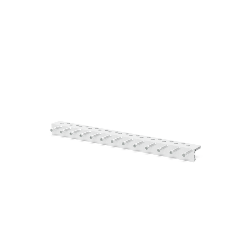 Tool holder for workbench 1000 mm width with steel plate