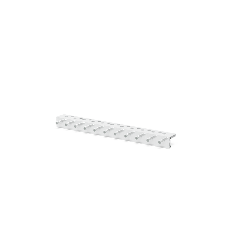 Tool holder for workbench with steel plate