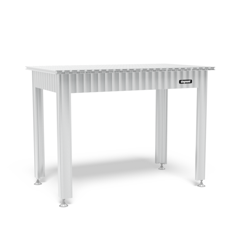 Siegmund Workbench with aluminum table profiles 1200x700