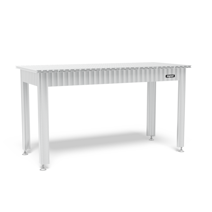 Siegmund Workbench with aluminum table profiles 1600x700