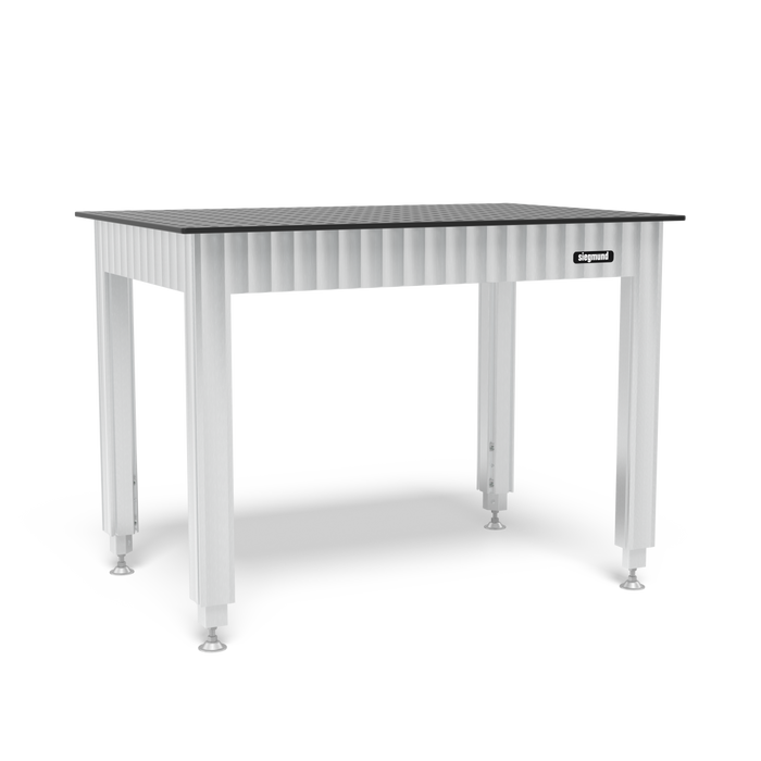 Siegmund Workbench height adjustable with steel plate 1200x800