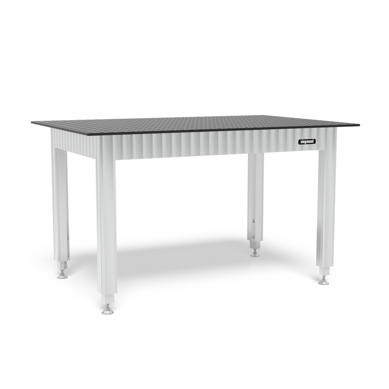 Siegmund Workbench height adjustable with steel plate 1500x1000