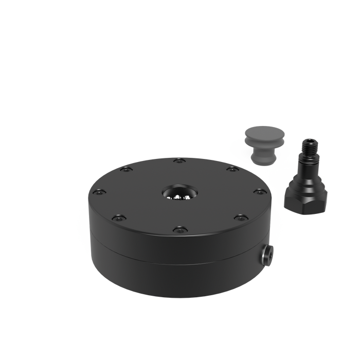 Zero point clamping system pneumatic nitrided